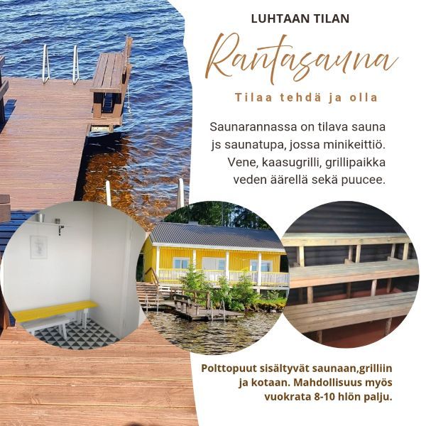 Kuvia rantasaunalta